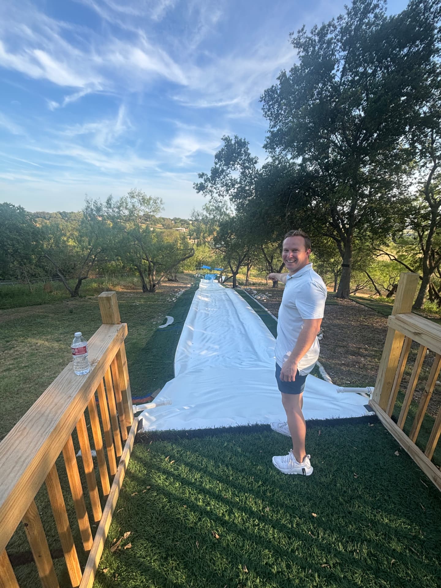 Yes, there was a slip-n-slide.
